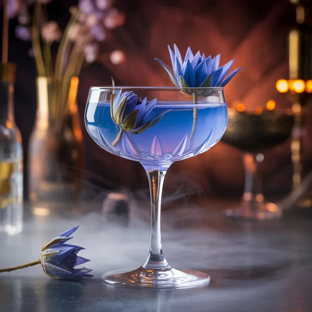 Blue Lotus Hot Tea - Pure blue lotus flower steeped traditionally with honey. 