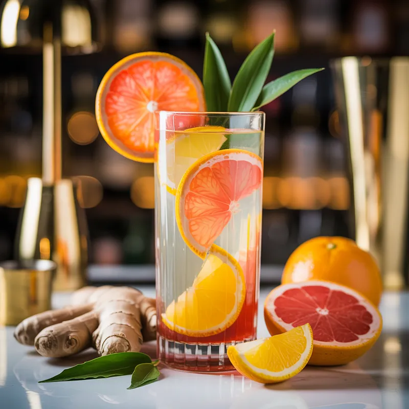 Kanna Citrus Elixir - Kanna infused with fresh orange, grapefruit, and a hint of ginger. 