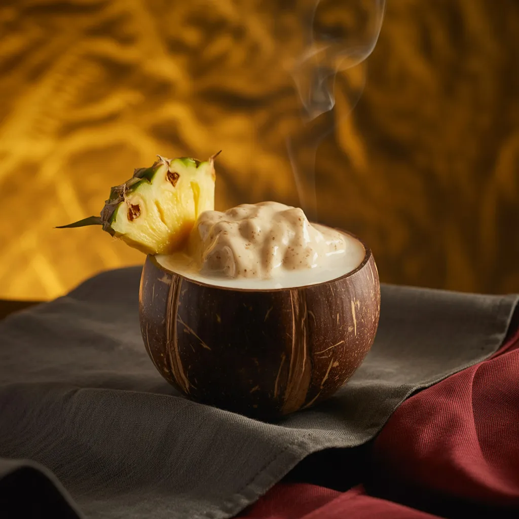 Kava Colada - Kava blended with coconut cream and pineapple. 